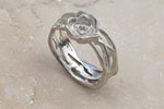 Julia Failey Eco Friendly Little Rose Ring in Silver, Kate Bosworths Pick jewlery